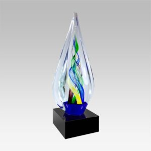 Infinity Twist Art Glass