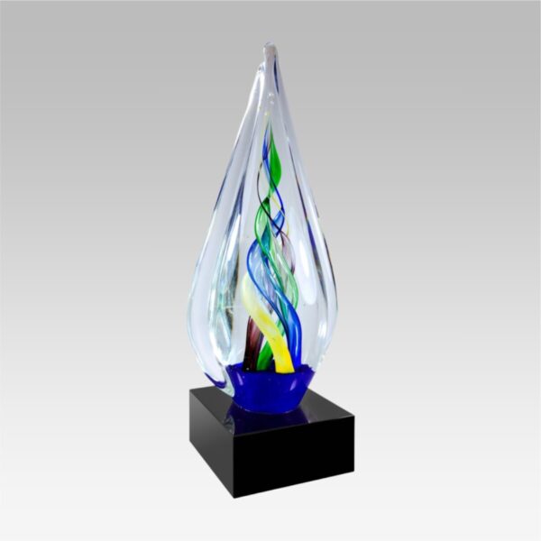 Infinity Twist Art Glass