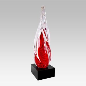 Twisted Spire Art Glass