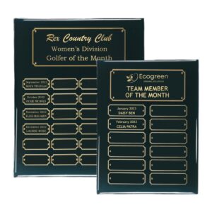 Black Piano Finish Perpetual Plaque