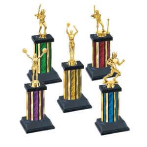 Figure on Wide Column Trophy