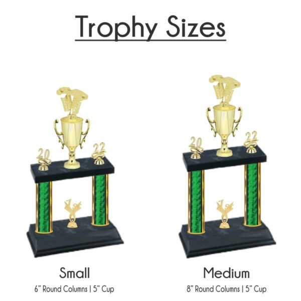 Pinewood Derby Two-Tier Trophy - Image 3