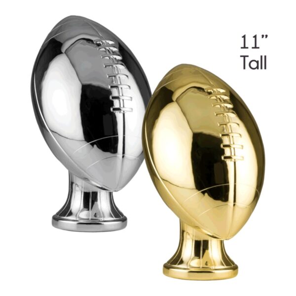 Chrome Football Style Fantasy Football League Perpetual Trophy - Image 2