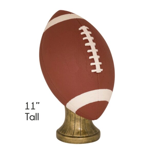 Colored Football Style Fantasy Football League Perpetual Trophy - Image 2