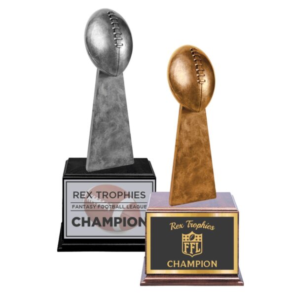 Lombardi Style Fantasy Football League Perpetual Trophy