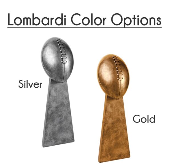 Lombardi Style Fantasy Football League Perpetual Trophy - Image 2