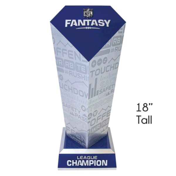 Official NFL Style Fantasy Football League Perpetual Trophy - Image 2