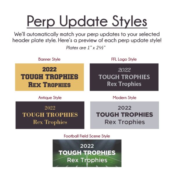 Couch Champ Style Fantasy Football League Perpetual Trophy - Image 12
