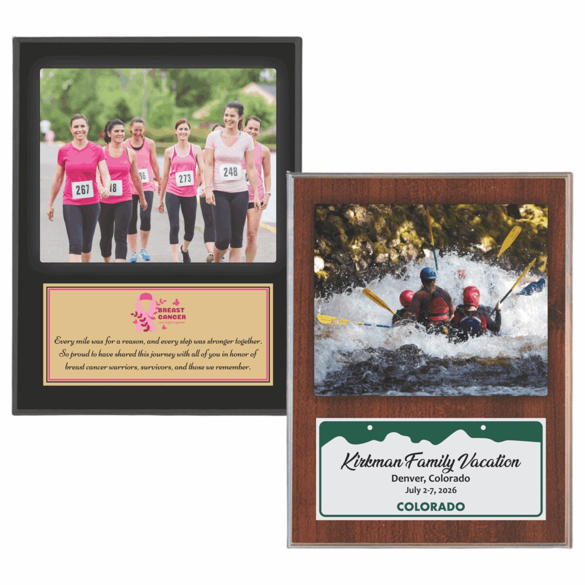 12x15 Plaque with 8x10 Photo Insert