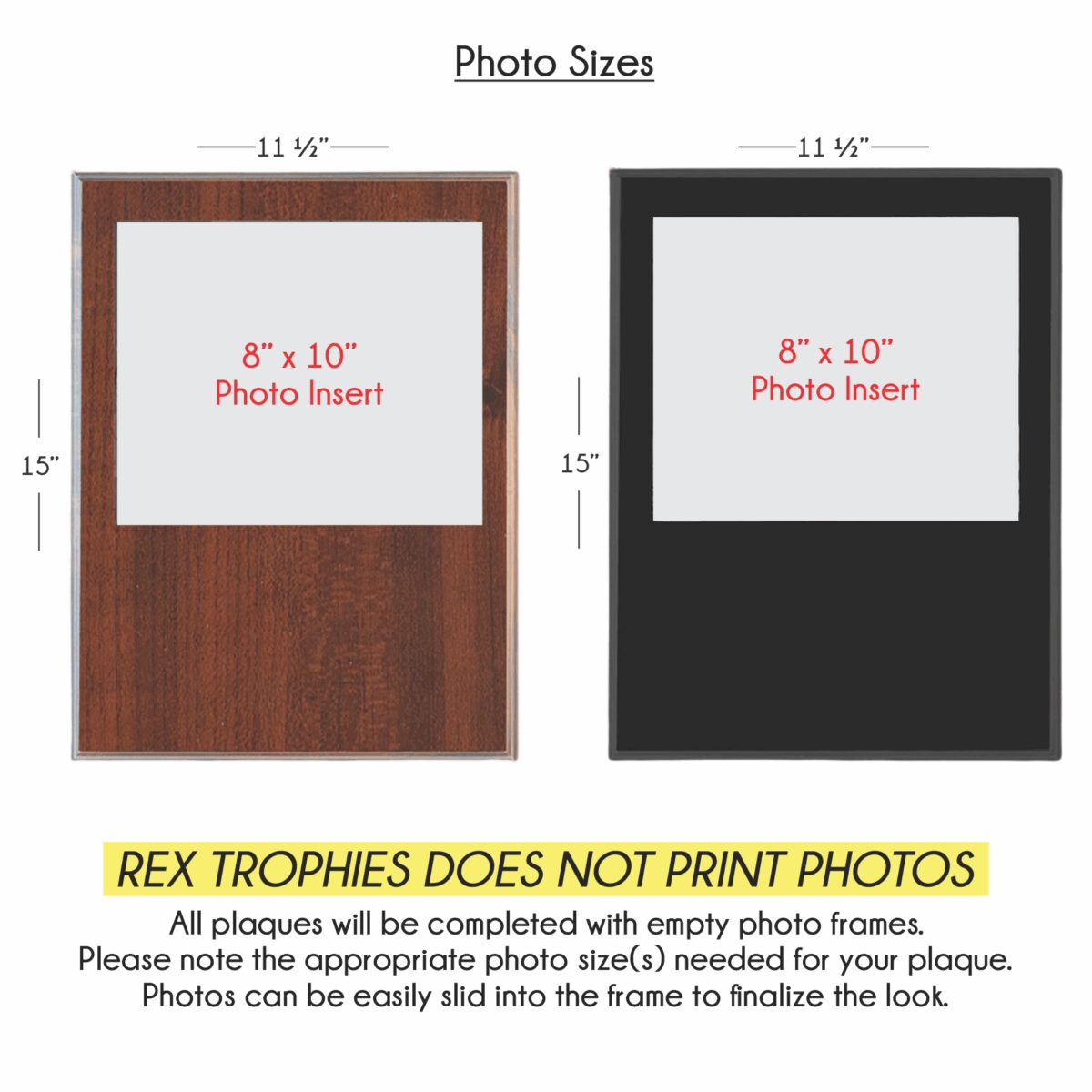12x15 Plaque with 8x10 Photo Insert - Image 4