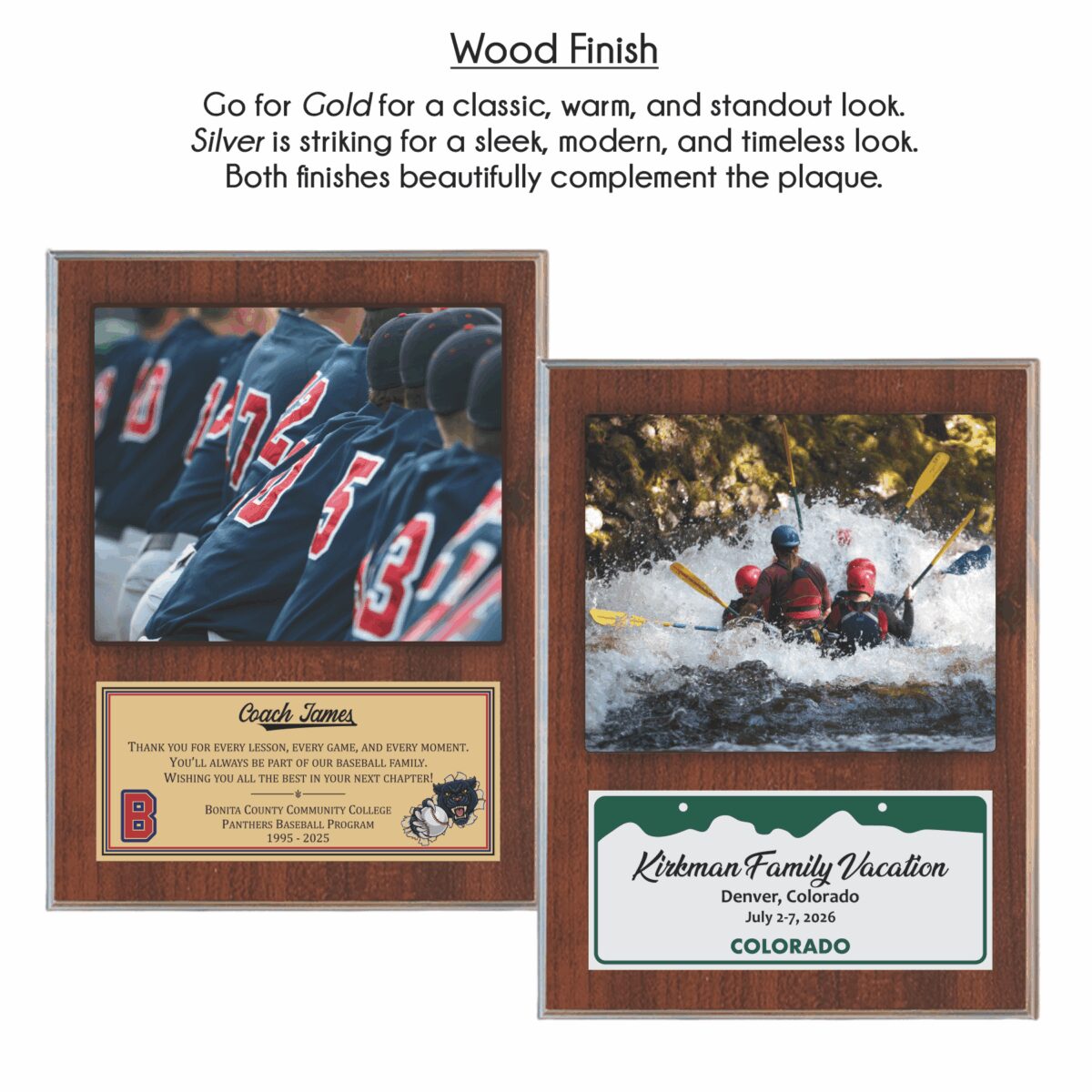 12x15 Plaque with 8x10 Photo Insert - Image 2