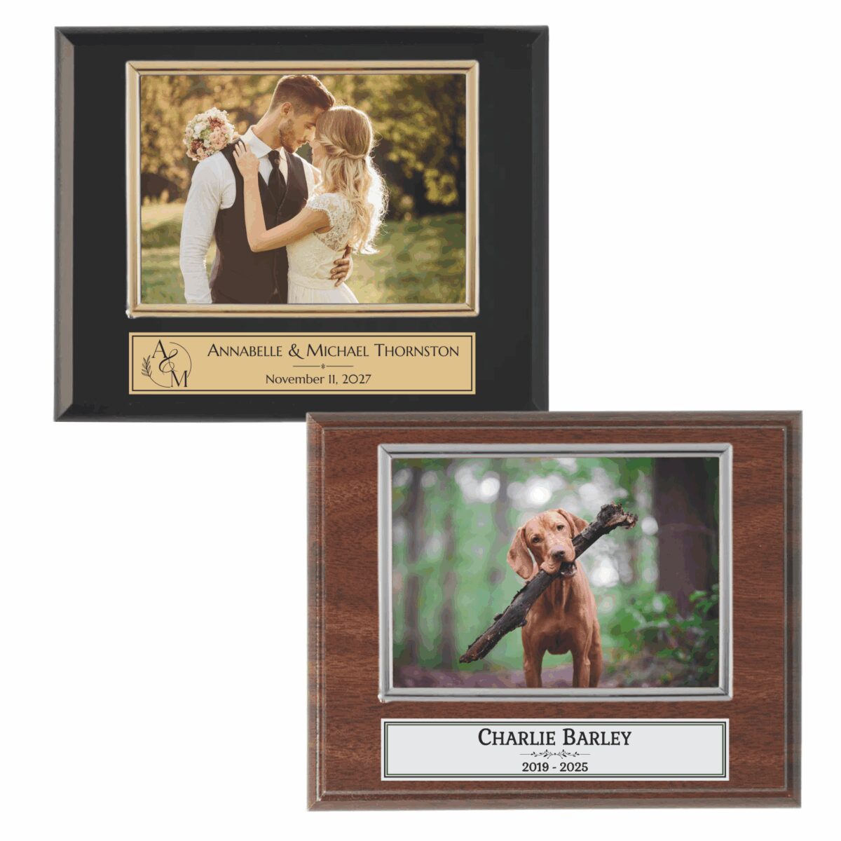 Customizable Photo Plaque