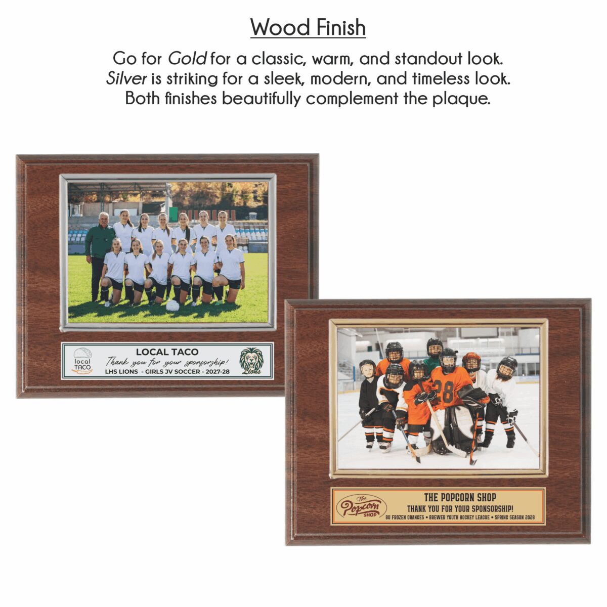Sponsorship Photo Plaque - Image 2