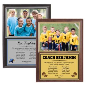Picture Insert Plaque with Team Roster