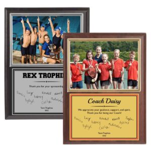 Picture Insert Plaque with Signatures