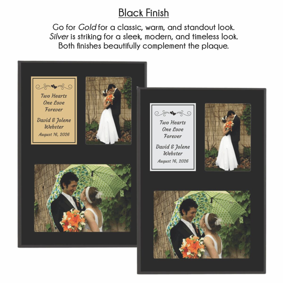 9x13 Plaque with Double Photo Insert - Image 3