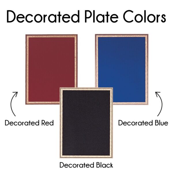 Engraved Decorated Plate Finished Plaques - Image 5
