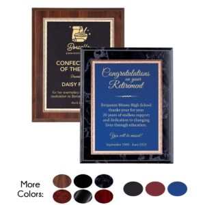 Engraved Decorated Plate Finished Plaques
