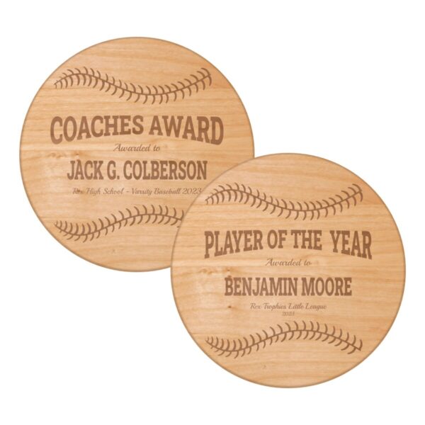 Alder Baseball Plaque
