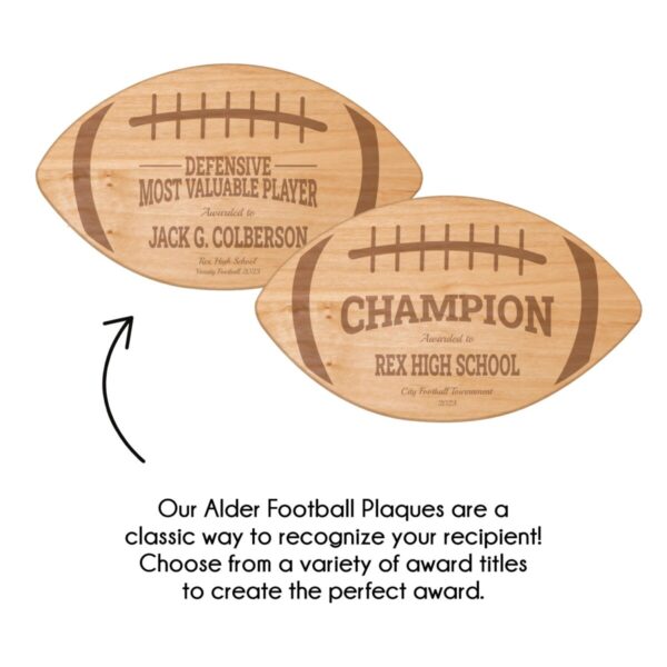 Alder Football Plaque - Image 4