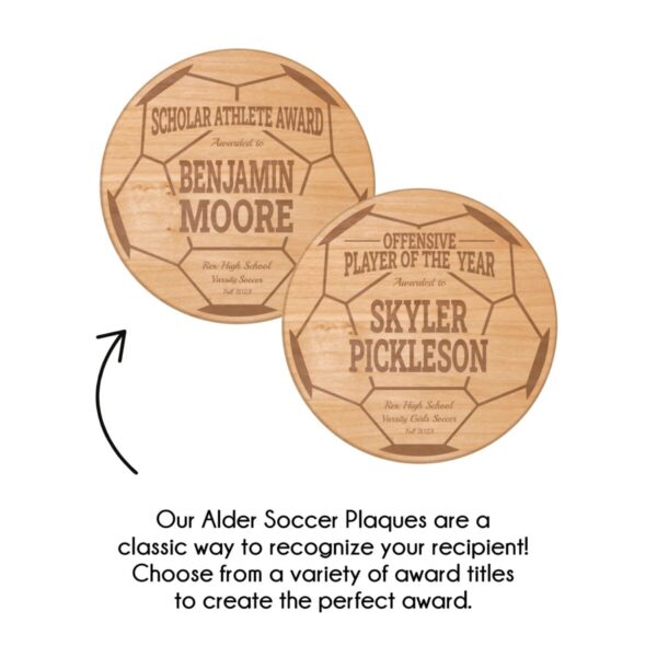 Alder Soccer Plaque - Image 4