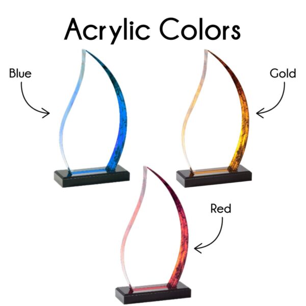 Avanti Flame Acrylic Award - Image 4