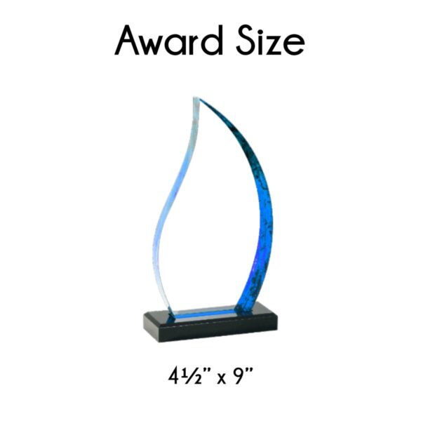 Avanti Flame Acrylic Award - Image 3