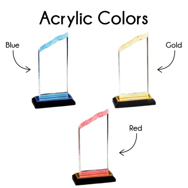 Chisel Top Acrylic Award - Image 4