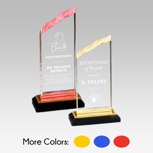 Chisel Top Acrylic Award