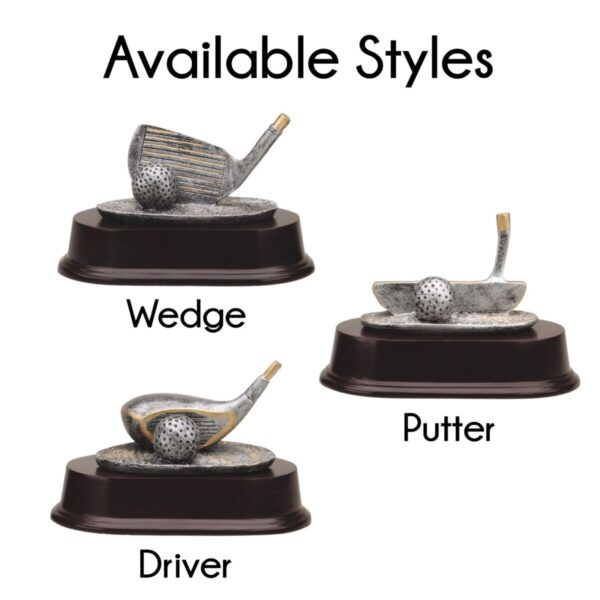 Golf Club Resin Award - Image 3