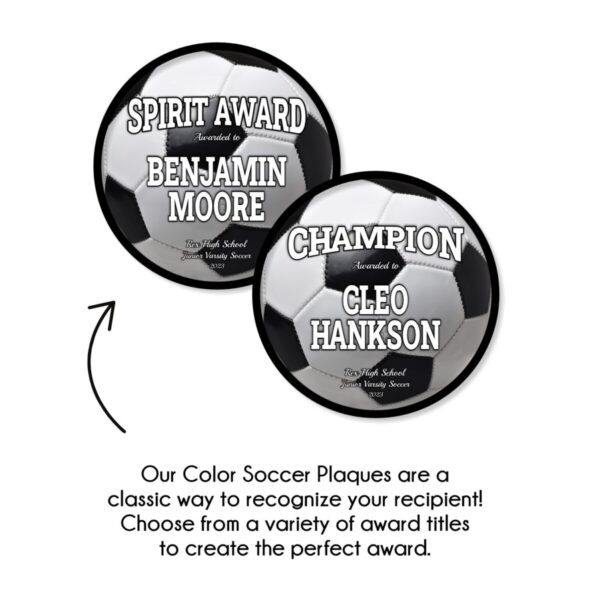 Color Soccer Plaque - Image 4