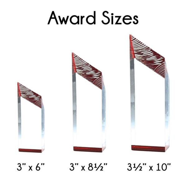 Glacier Tower Acrylic Award - Image 3