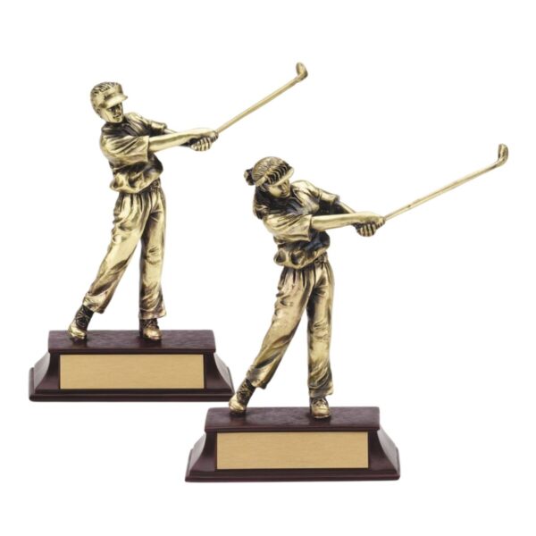Gold Golfer Resin Award