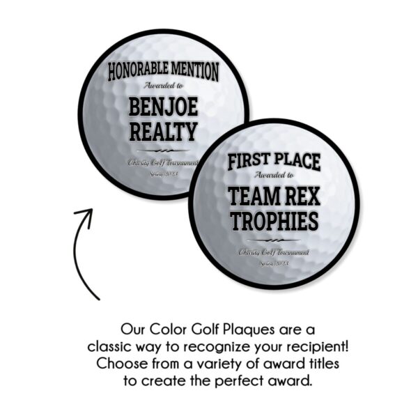 Color Golf Plaque - Image 4
