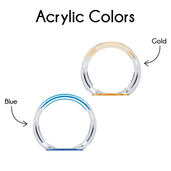 Halo Circle Acrylic Award - Image 4