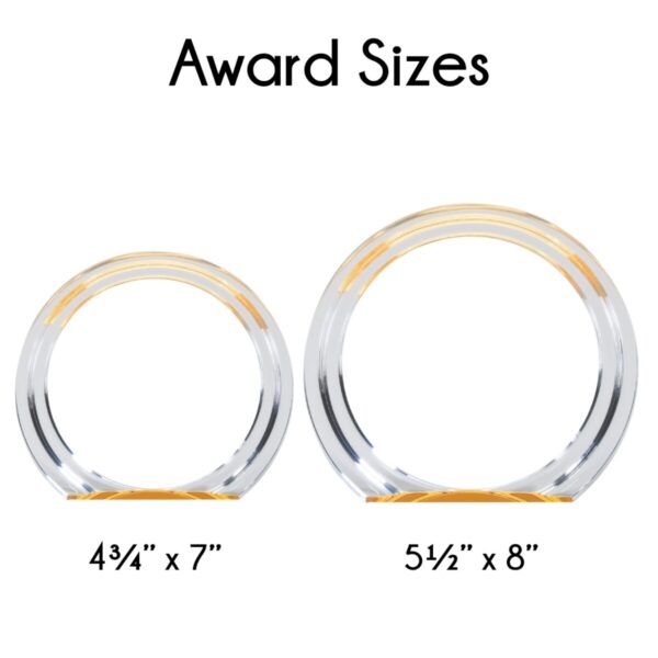 Halo Circle Acrylic Award - Image 3