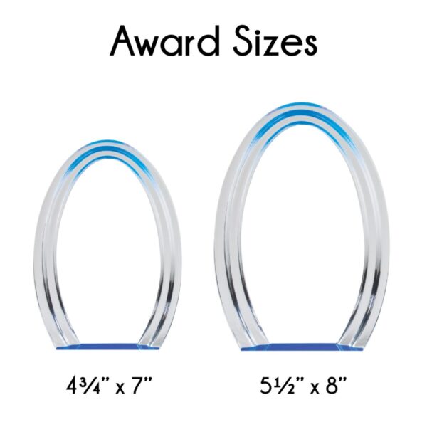 Halo Oval Acrylic Award - Image 3