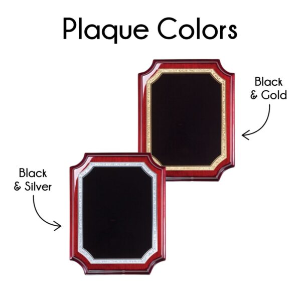 Notched Rosewood Plaque - Image 3
