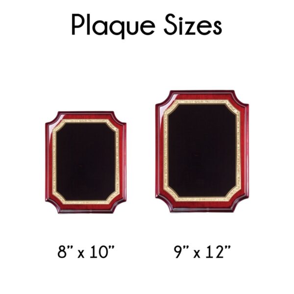 Notched Rosewood Plaque - Image 2