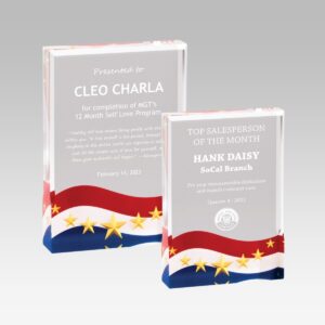 Patriotic Acrylic Award