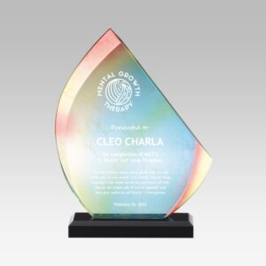 Rainbow Acrylic Award