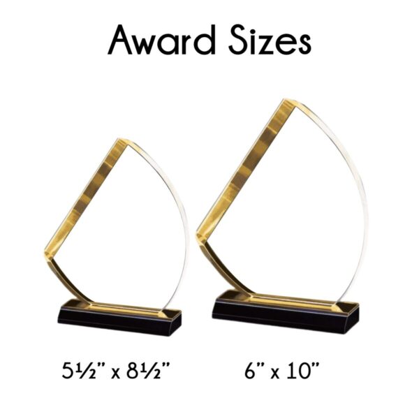Sail Acrylic Award - Image 3