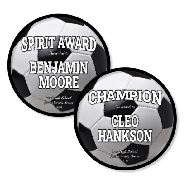 Color Soccer Plaque