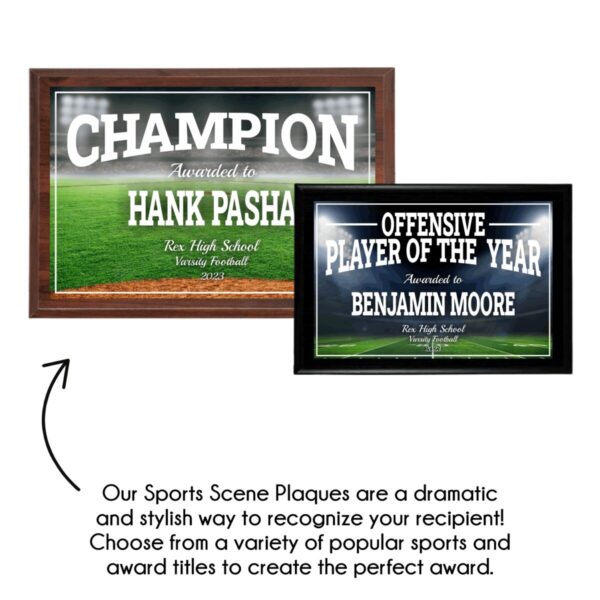 Sports Scene Plaque - Image 7