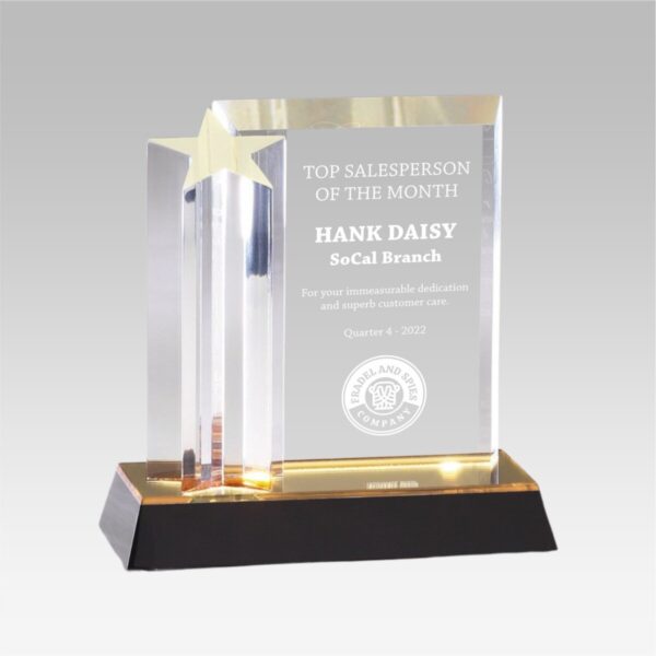 Star Billboard Acrylic Award