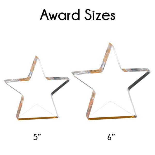 Star Acrylic Award - Image 3