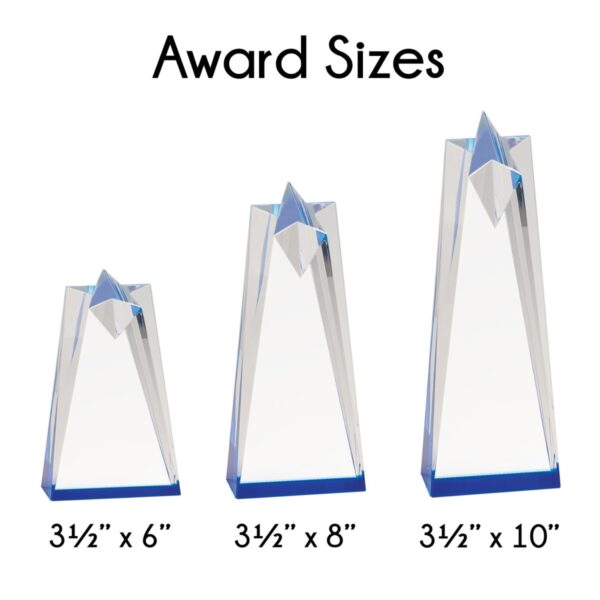 Sculpted Star Acrylic Award - Image 3