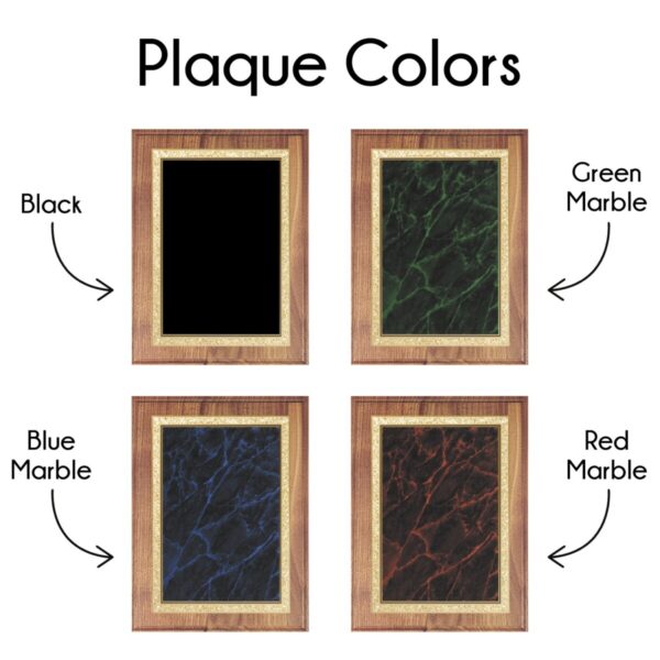 Traditional Solid Walnut Plaque - Image 3