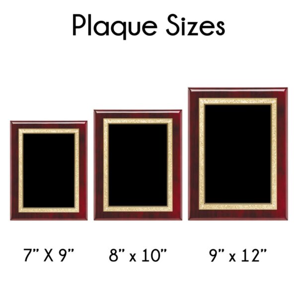 Traditional Rosewood Plaque - Image 2