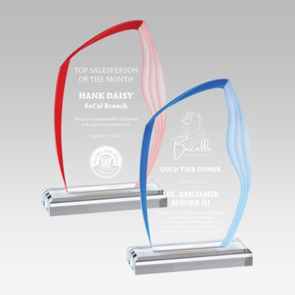 Wave Edge Acrylic Award